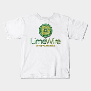 Limewire P2P 2000 - (Verge Club) Kids T-Shirt